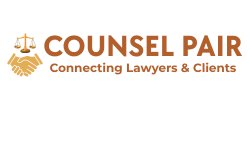 Counsel Pair Logo ConceptsTrustworthy Legal Connection EmblemProfessional Lawyer-Client LinkmarkCounsel Pair Legal BridgeAttorney-Client Nexus MarkJudicial Partnership Crest (1)